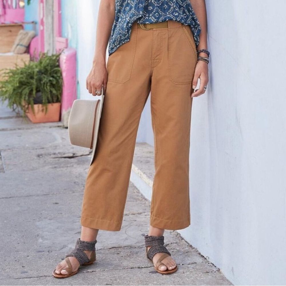 Sundance Make The Journey Crop Belted Pant Cargo Women’s 8 322